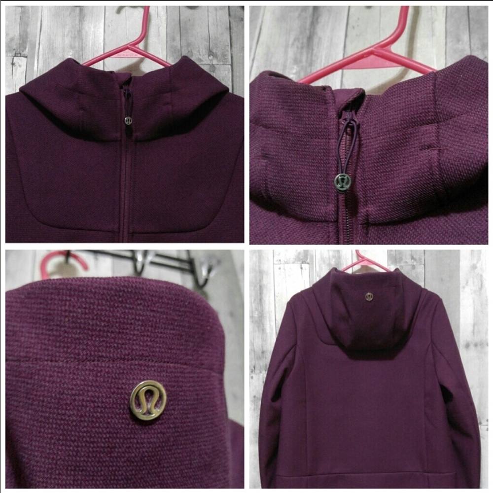 Lululemon City Softshell Tweed Jacket Plum